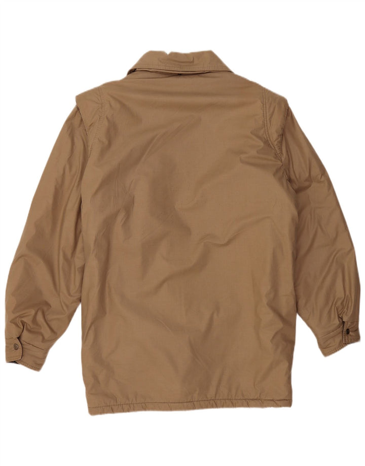 Polbot Herre Sherpa Jacket UK 40 Stor Beige Bomuld