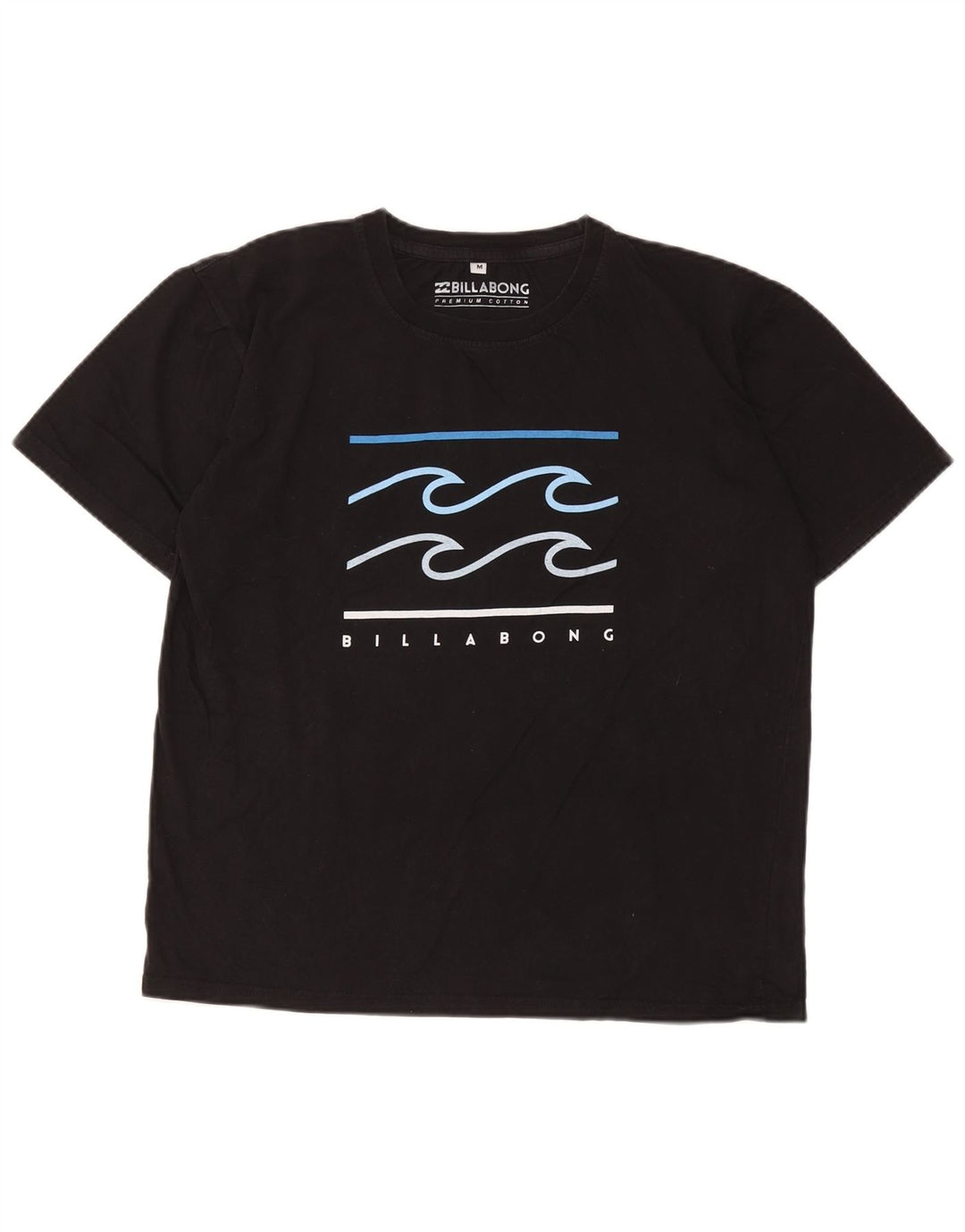 Billabong Herre Grafisk T-Shirt Top Medium Sort