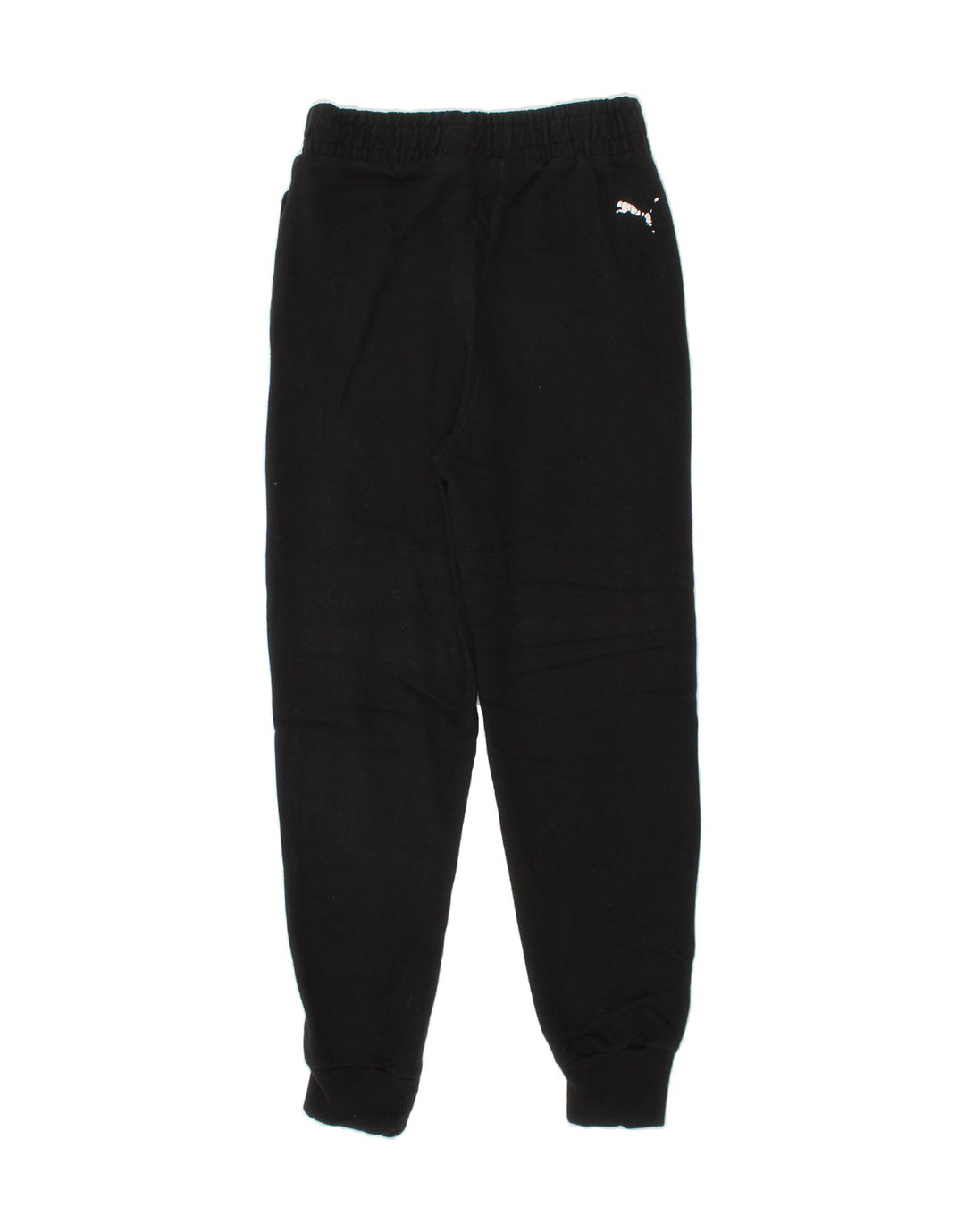 PUMA Boys Graphic Tracksuit Trousers Joggers 10-11 Years Medium Black Vintage Puma and Second-Hand Puma from Messina Hembry 