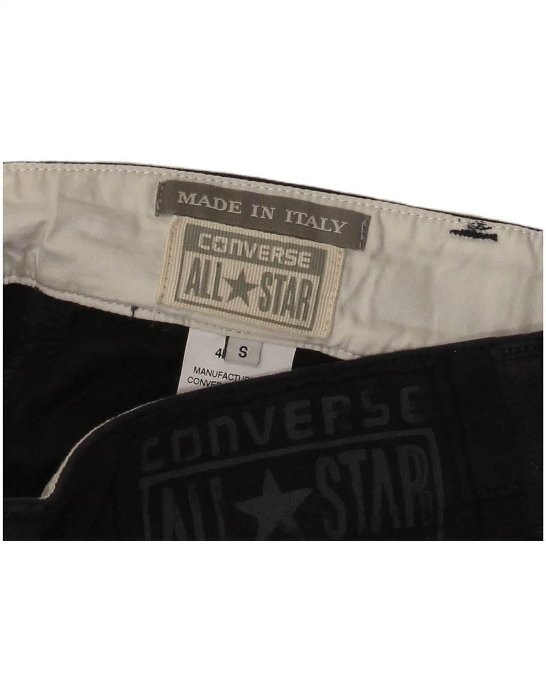 CONVERSE Casual Shorts til mænd Små W29 Marineblå Bomuld