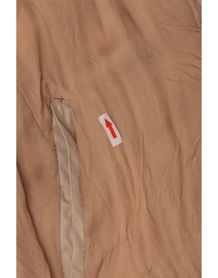 Aquascutum Herre Overfrakke UK 40 Stor Beige Bomuld