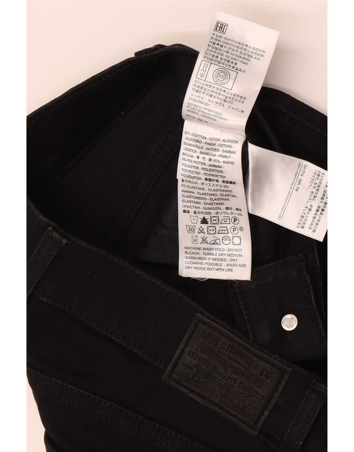 Levi's skinny jeans til kvinder W29 L30 sort bomuld