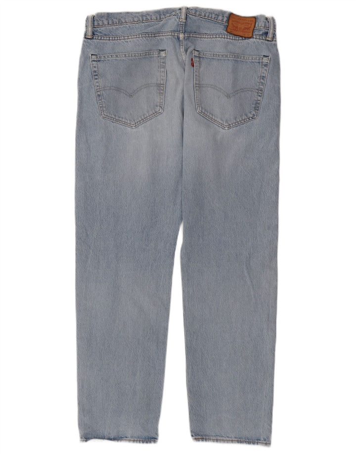 Levi's Herre 502 tilspidsede jeans W36 L32 blå bomuld