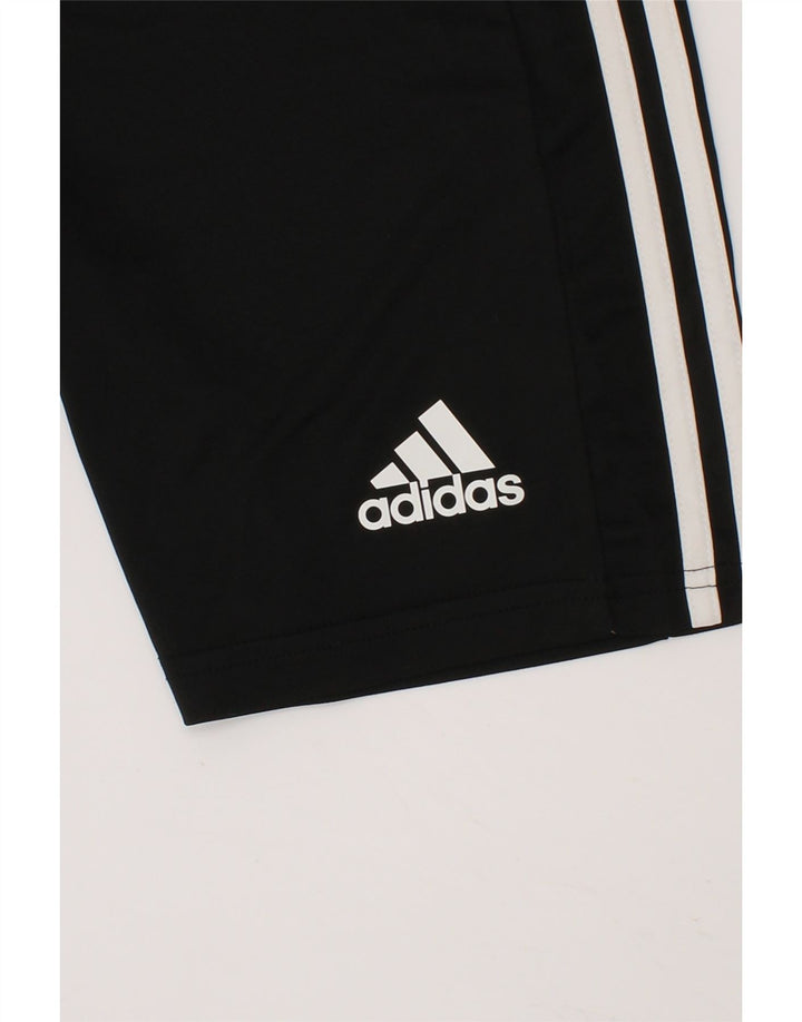 ADIDAS Boys Aeroready Sport Shorts 7-8 Years Black Vintage Adidas and Second-Hand Adidas from Messina Hembry 