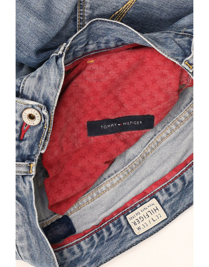 Tommy Hilfiger Straight Jeans til mænd W33 L32 Blå