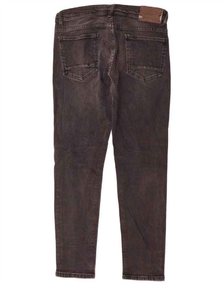 Zara Herre Slim Jeans EU 46 XL W36 L30 Grå