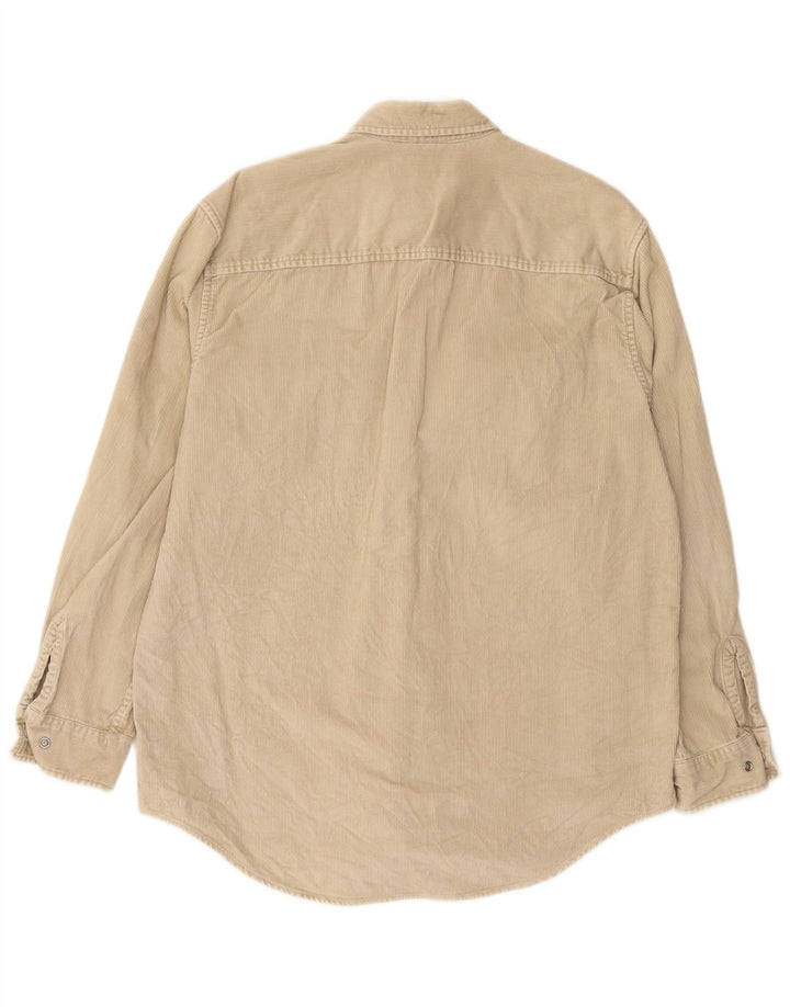 TIMBERLAND Herre fløjlsskjorte Medium Beige Bomuld