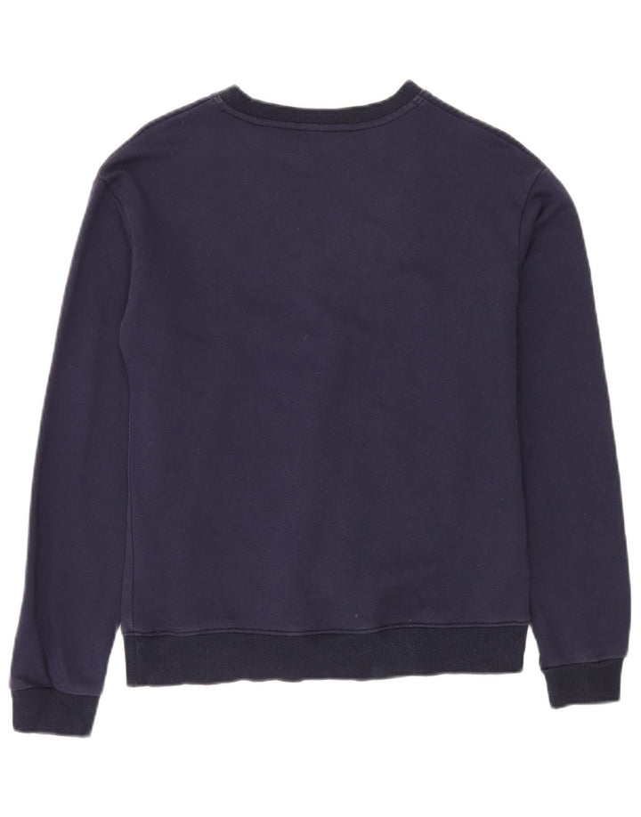 Gant grafisk sweatshirt til mænd XS marineblå bomuld