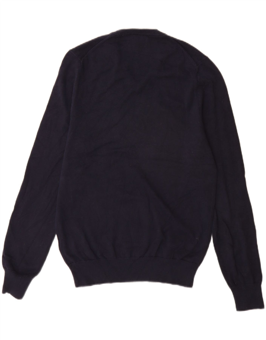 Marks & Spencer Herre V-hals sweater lille marineblå bomuld