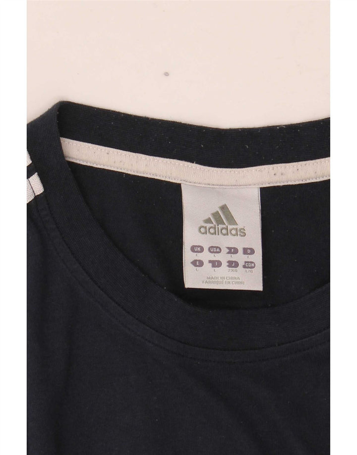 Adidas Grafisk T-shirt top til mænd, stor marineblå