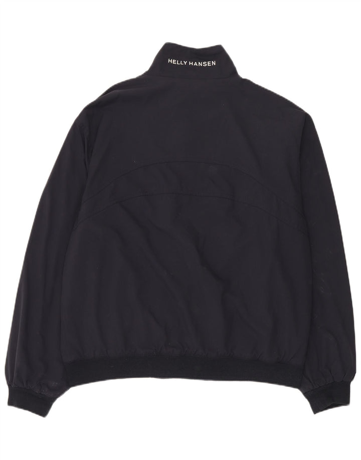 Helly Hansen Herre Bomber Jacket UK 40 Large Navy Blue Nylon