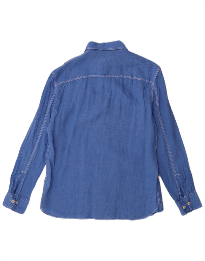 Blauer Herreskjorte Medium Blue Linen