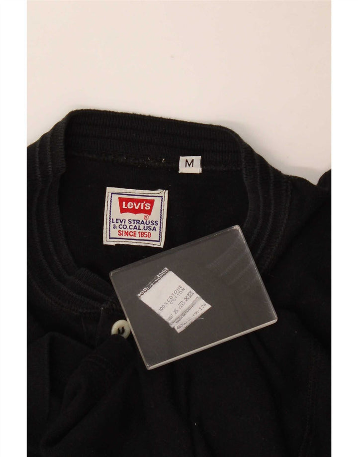 Levi's Herre Top Langærmet Medium Sort Bomuld