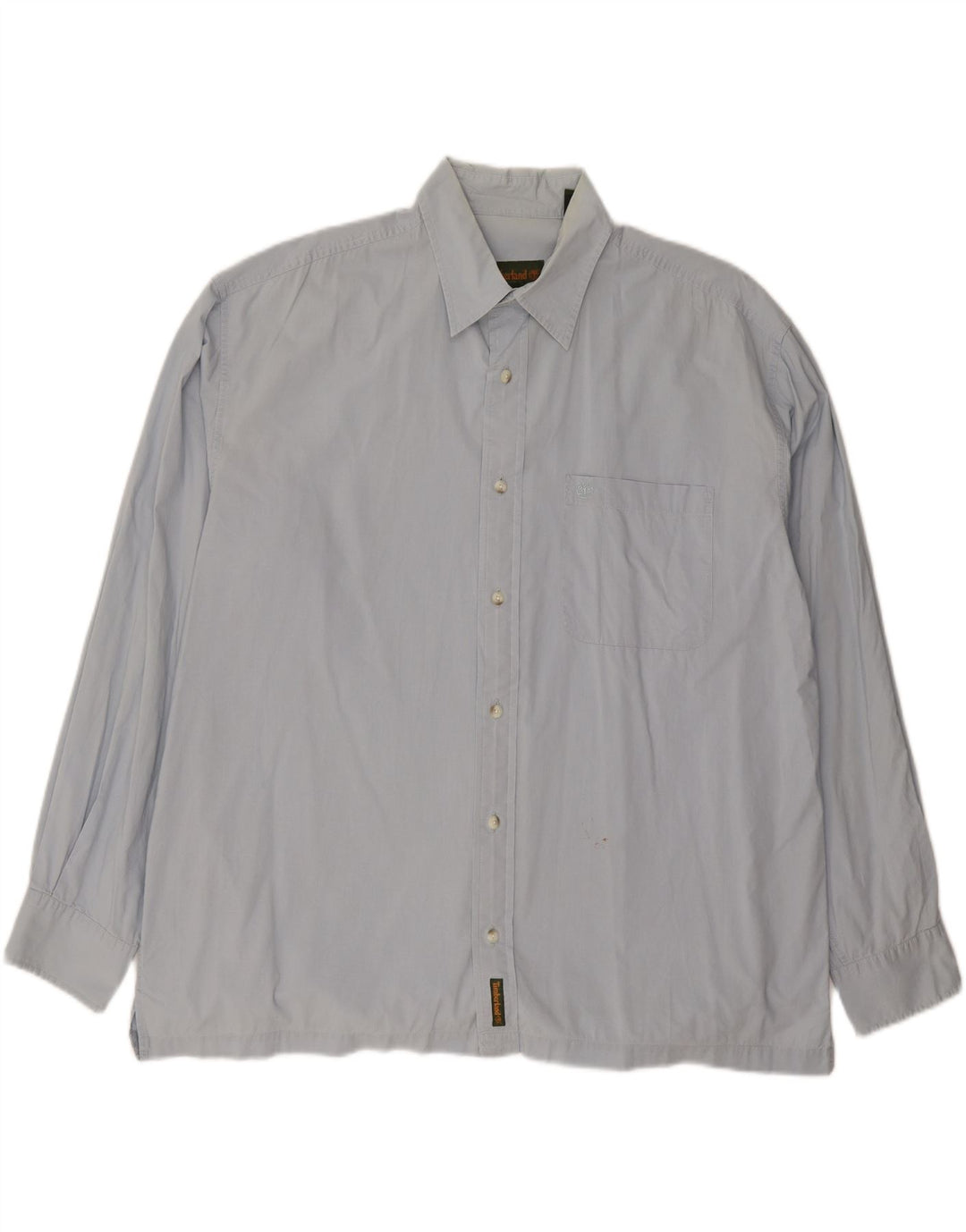 TIMBERLAND Mens Shirt Large Blue Cotton Vintage Timberland and Second-Hand Timberland from Messina Hembry 