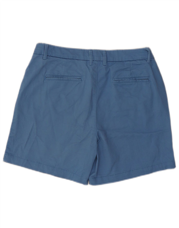 Fat Face Dame Chino Shorts UK 10 Small W30 Blue Cotton