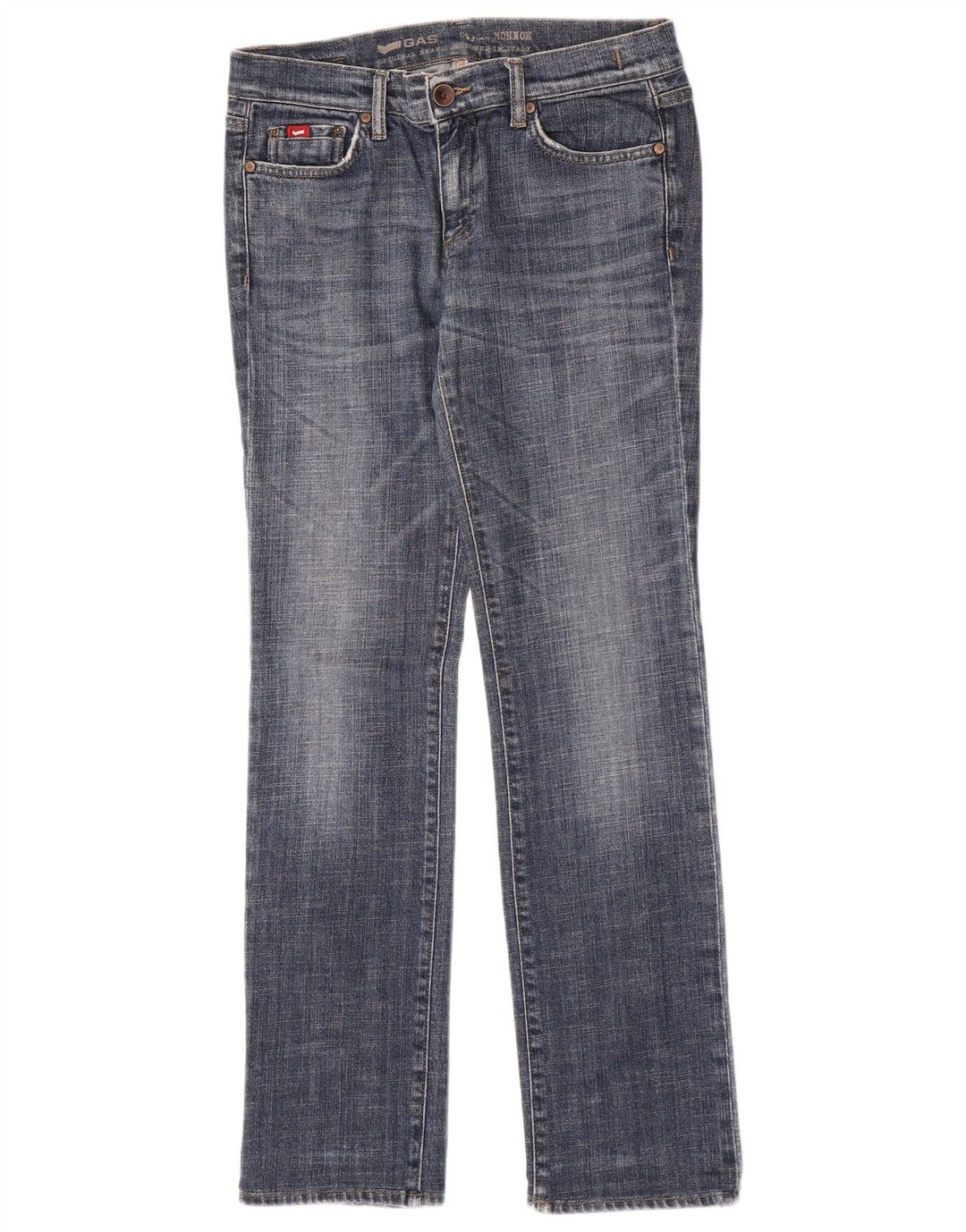 Gas Dame Monroe Straight Jeans W29 L31 Blå Bomuld