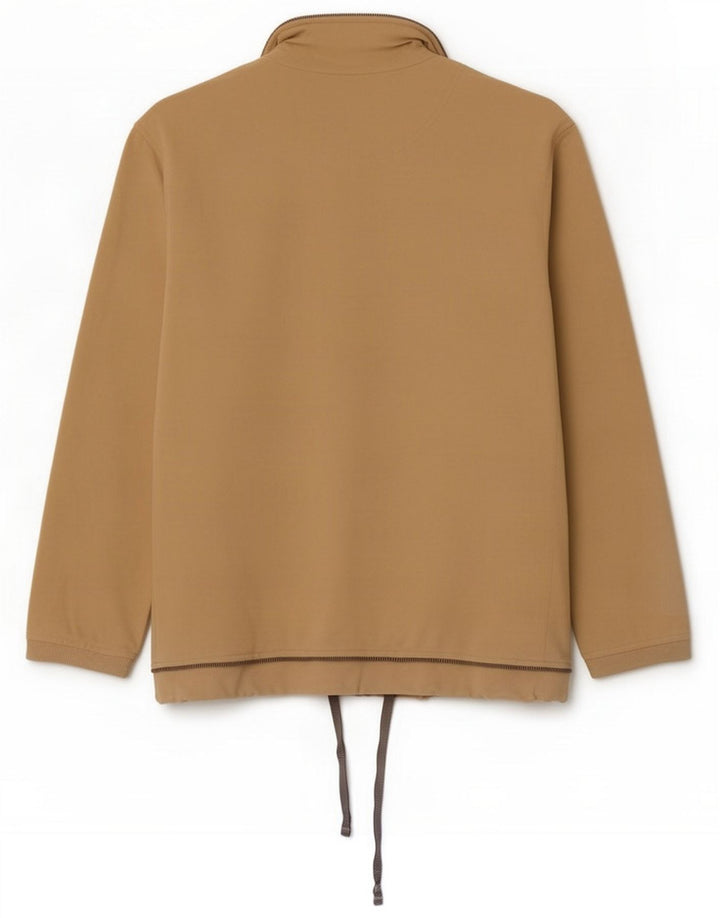 Lotto Dame Velour Træningsdragt Topjakke UK 14 Large Beige Polyester