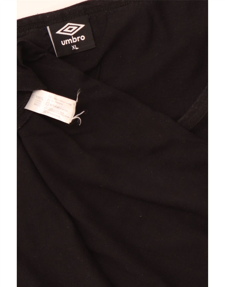 UMBRO Damevest Top UK 18 XL Sort Bomuld