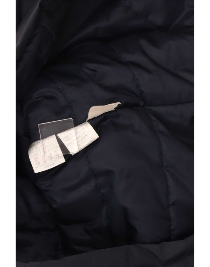 Marella Dame Hætte Vindjakke UK 12 Medium Navy Blue Polyester