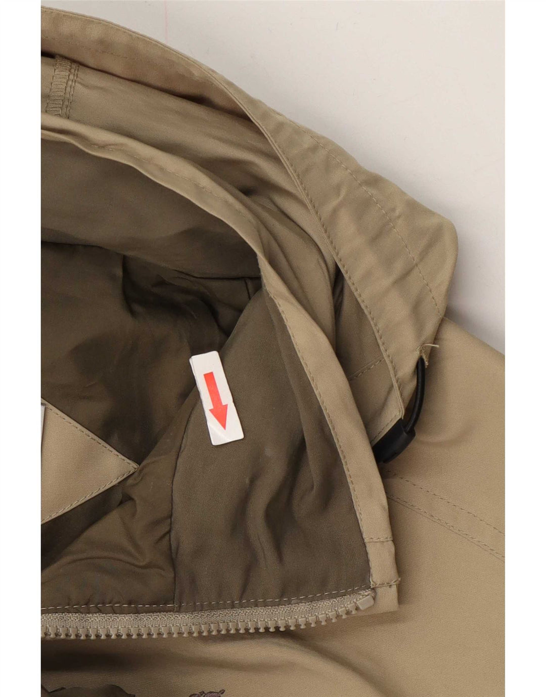 Jack Wolfskin Dame Hooded Utility Jacket UK 14/16 Large Khaki Polyester