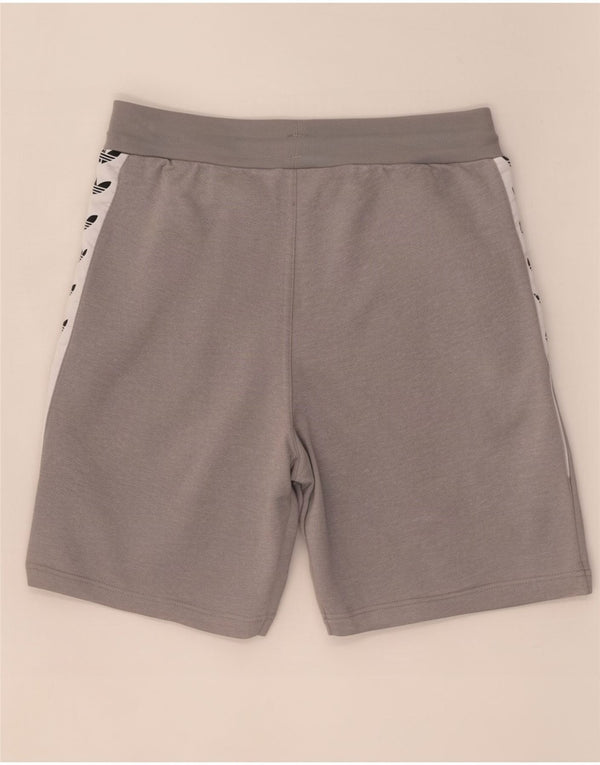 Adidas Herre grafiske sportsshorts Medium Grey Colourblock Polyester