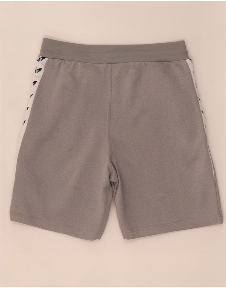 Adidas Herre grafiske sportsshorts Medium Grey Colourblock Polyester