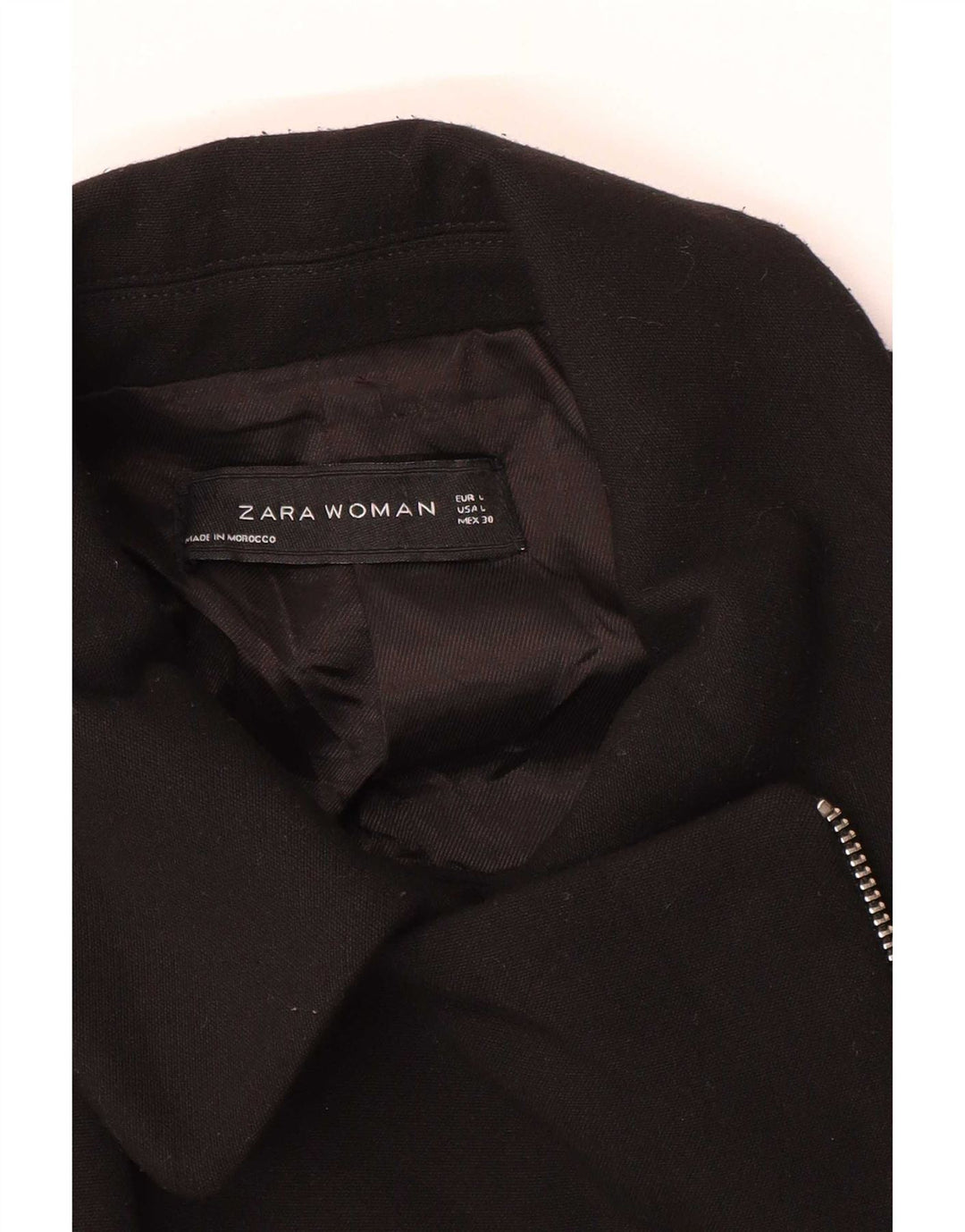 Zara Dame Overfrakke UK 14 Large Sort