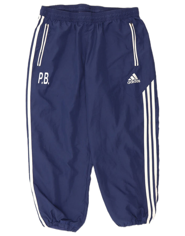 Adidas Herre Crop træningsdragt Bukser Jogger IT 46/48 XL Navy Blue