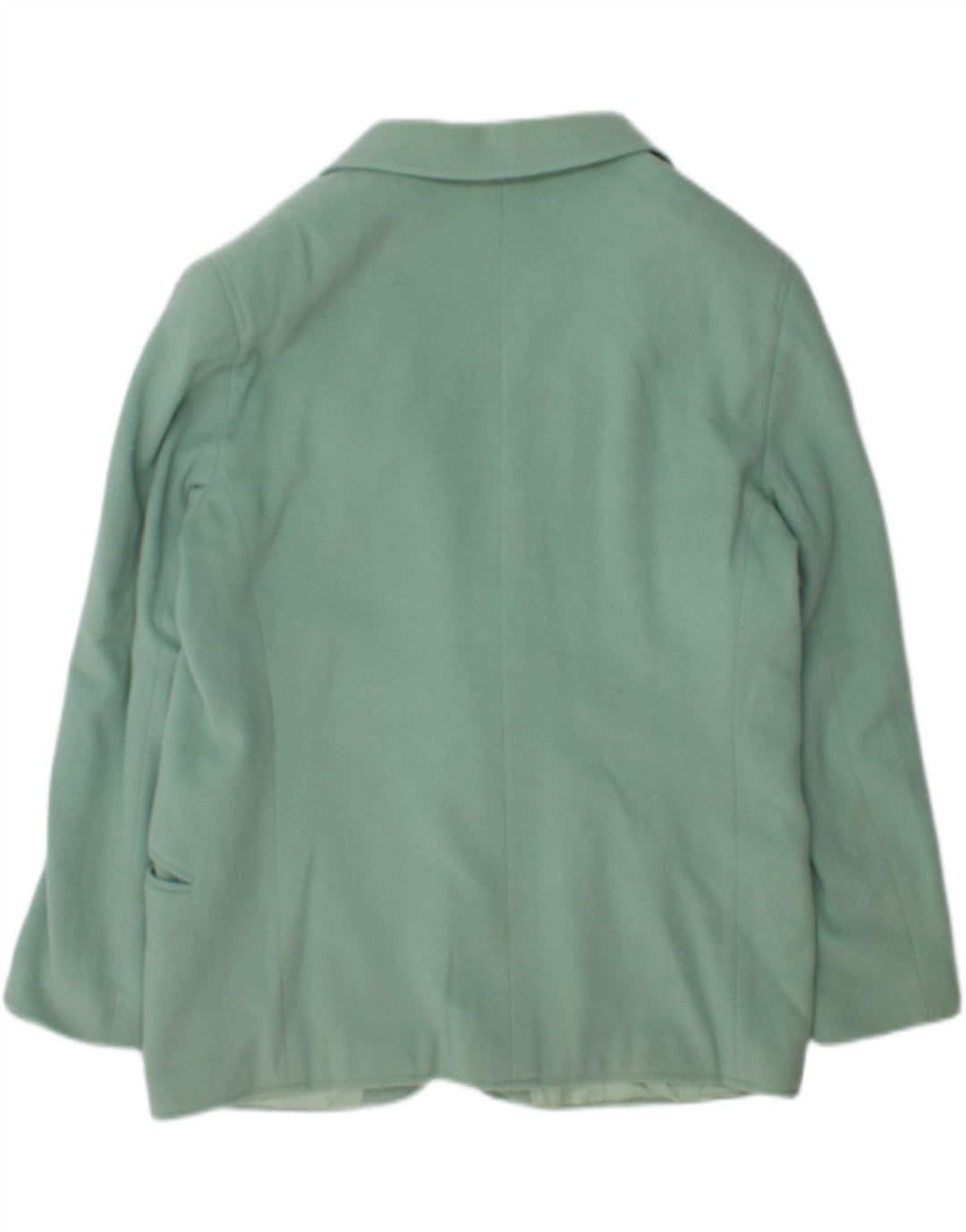 Vintage dame 1-knaps blazerjakke UK 18 XL Grøn uld