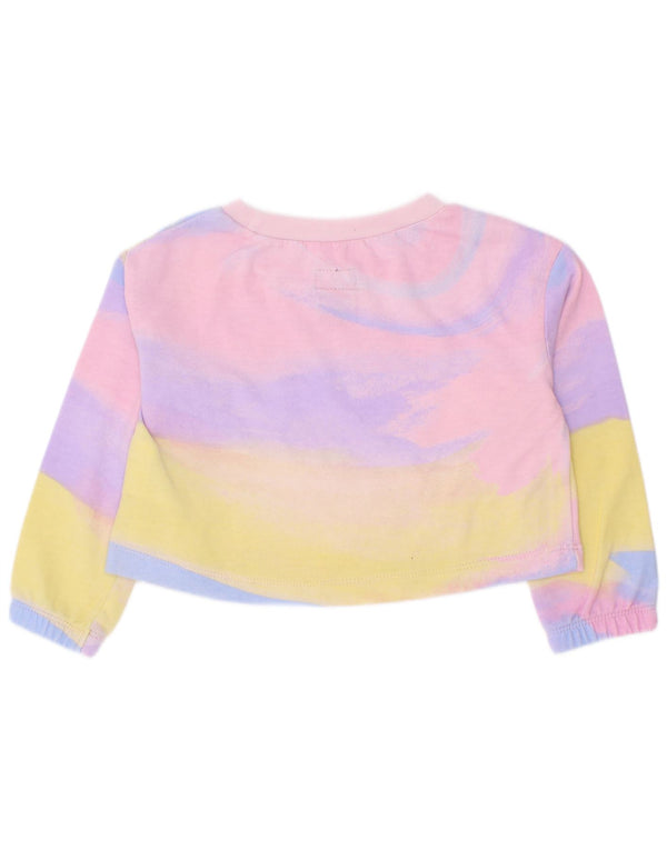 Converse Baby Girls Crop Sweatshirt Jumper 18-24 måneder Flerfarvet