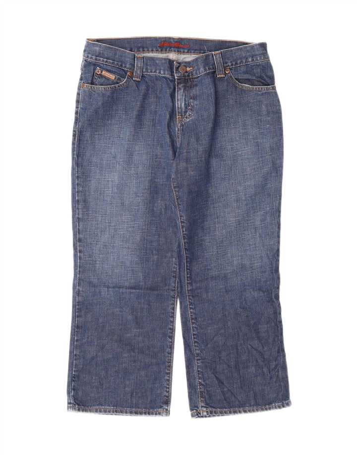 EDDIE BAUER Womens Capri Jeans W32 L22 Blue Vintage Eddie Bauer and Second-Hand Eddie Bauer from Messina Hembry 