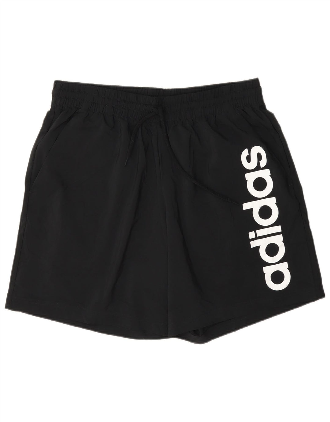 Adidas Herre grafiske sportsshorts store sorte polyester