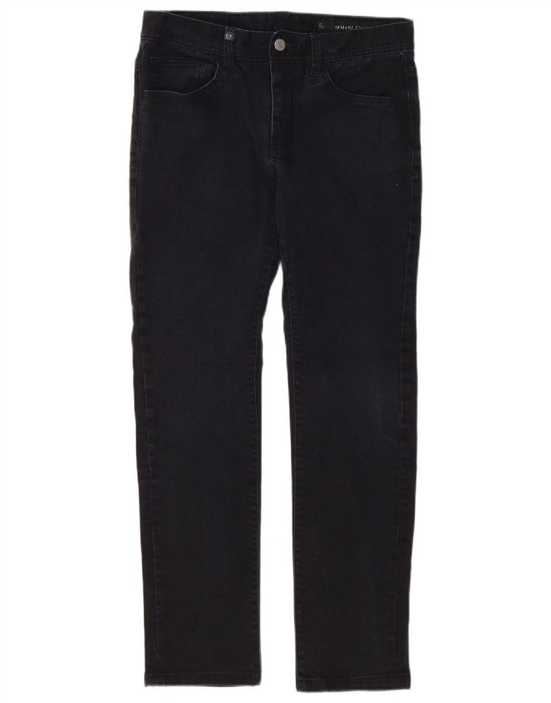 Armani Exchange Dame Slim Jeans W31 L29 Sort Bomuld