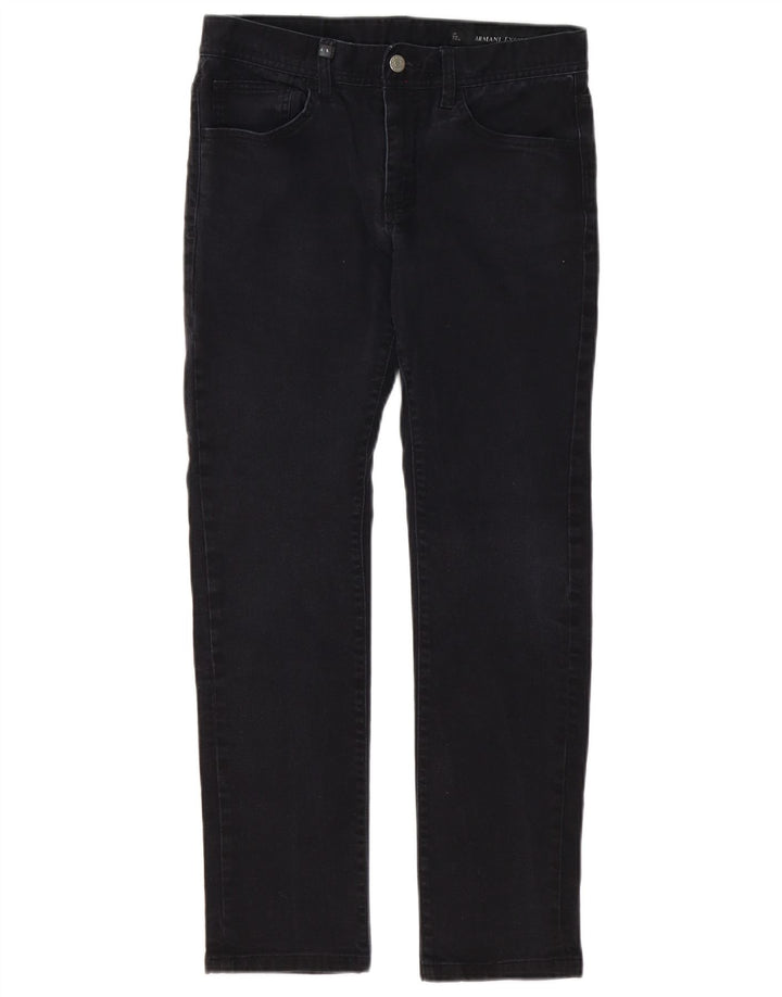 Armani Exchange Dame Slim Jeans W31 L29 Sort Bomuld