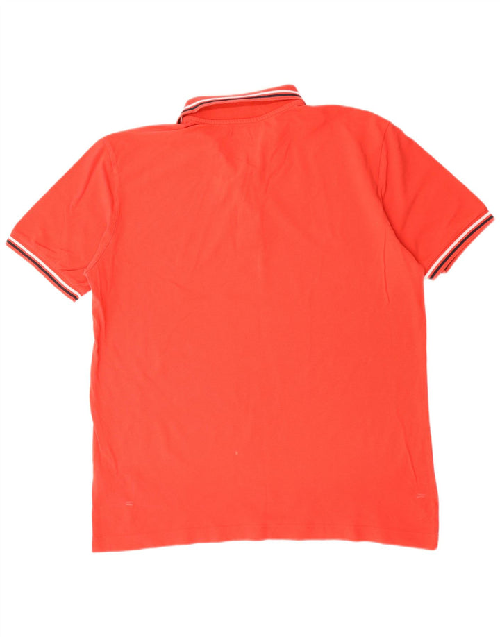 Kappa herre poloshirt XL rød bomuld