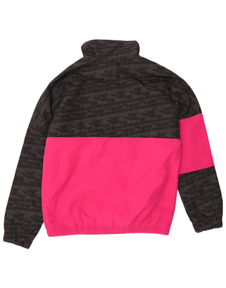 ADIDAS piger grafisk anorakjakke 11-12 år Pink Colourblock Polyester