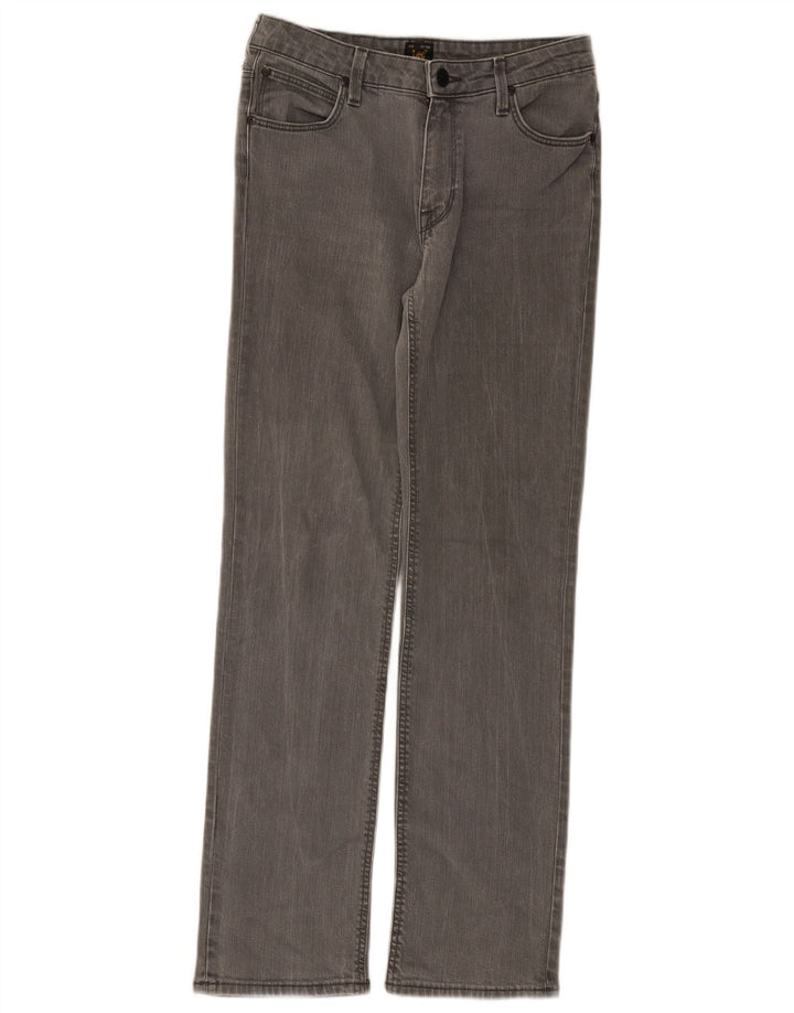 Lee Dame Marion Straight Jeans W28 L31 Grå Bomuld