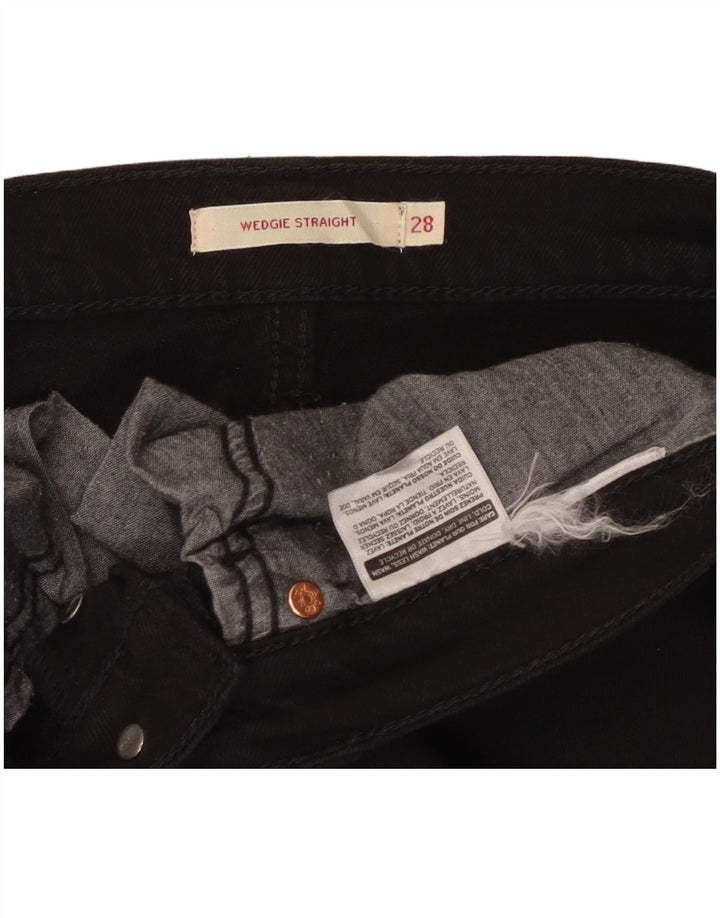 Levi's Dame Wedgie Straight Jeans W28 L26 Sort