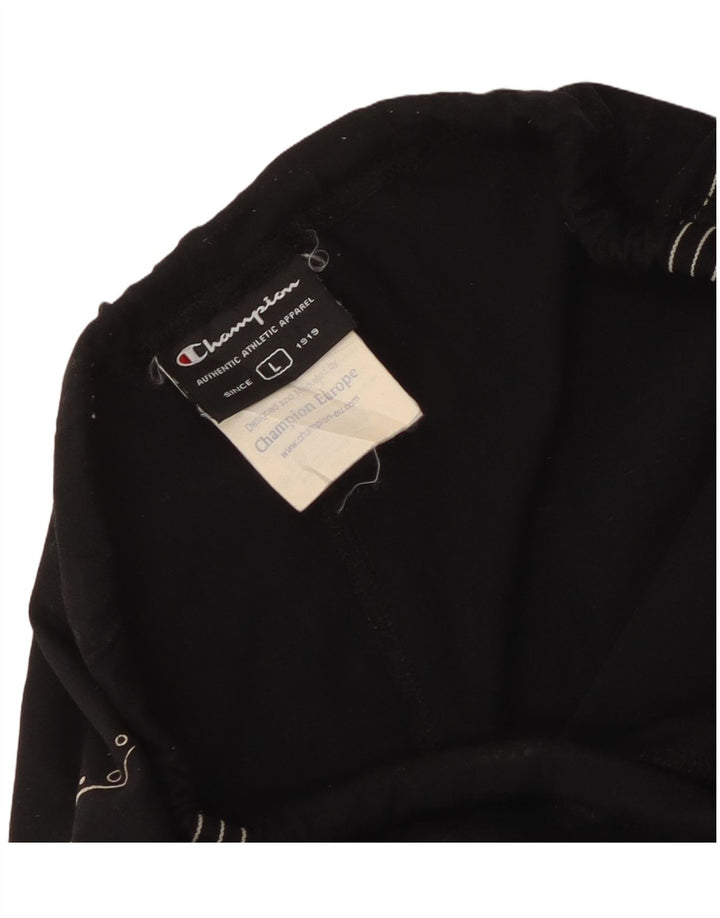 Champion Womens træningsdragt Bukser UK 16 Large Black Polyamide