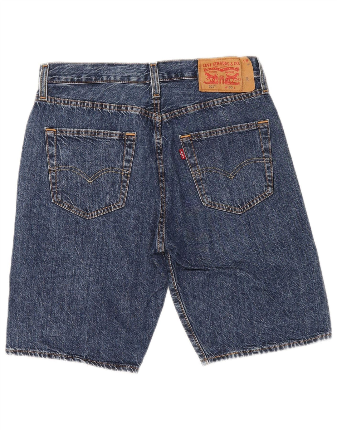 Levi's Herre 501 denimshorts W30 mellemblå bomuld