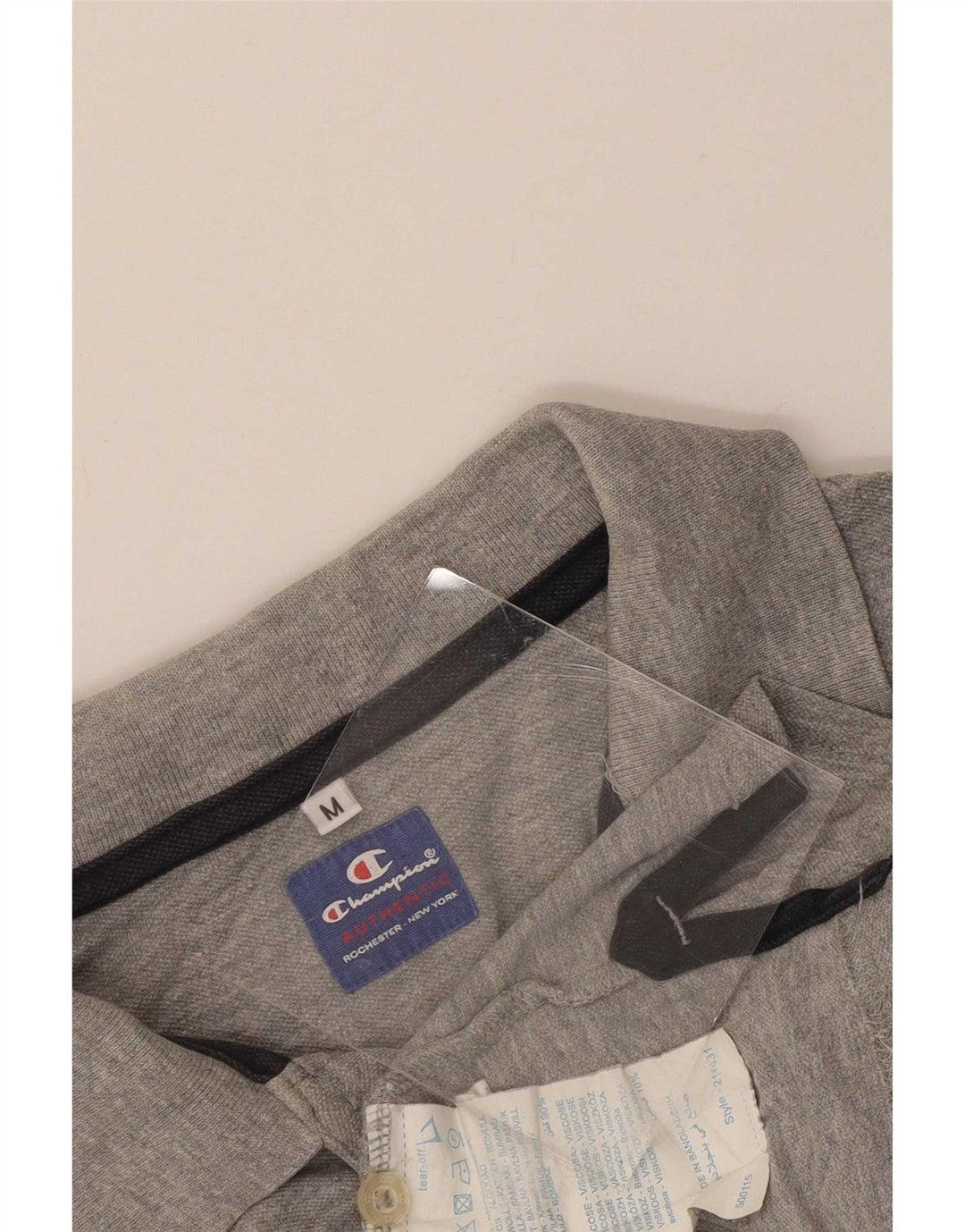 Champion herre poloshirt mellemgrå bomuld