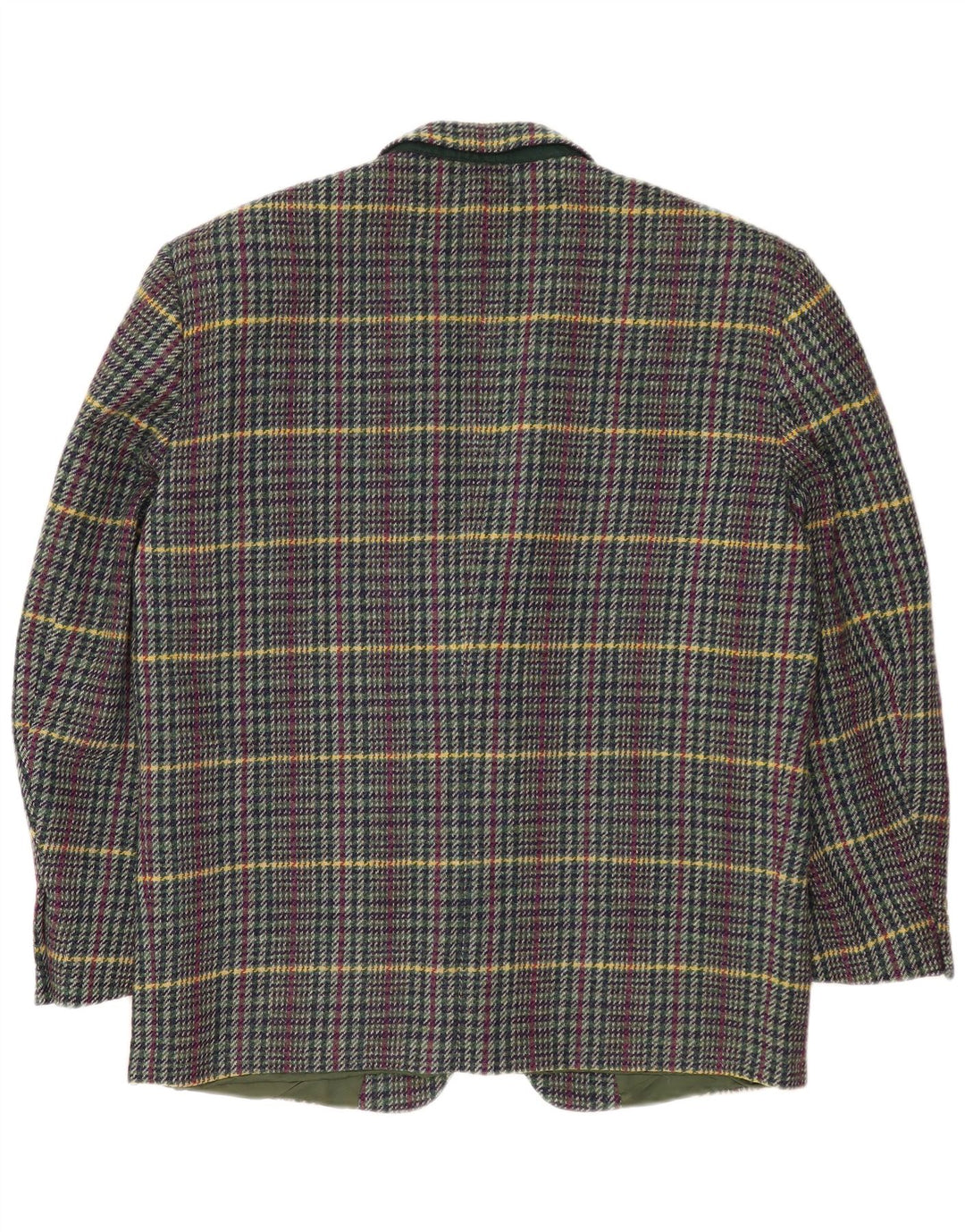 Cerruti 1881 Herre 2-knaps blazerjakke UK 42 XL Flerfarvet ternet uld