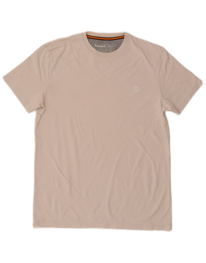 Timberland Herre Slim Fit T-Shirt Top Medium Off White