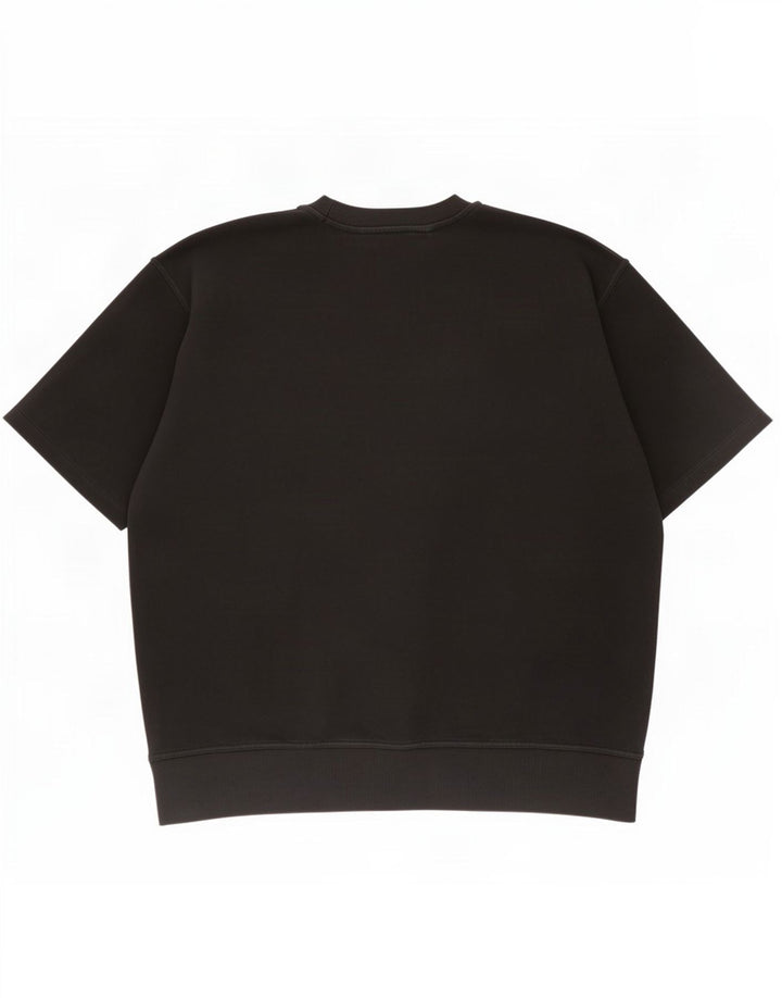 Zara Kortærmet sweatshirt til mænd XL sort bomuld