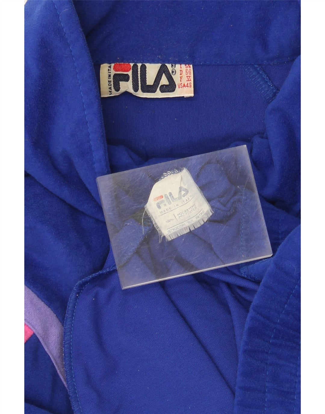 Fila Træningsdragt til mænd Topjakke IT 56 XL Blå Colourblock Polyester