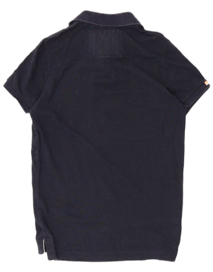 Superdry herre poloshirt Medium marineblå bomuld