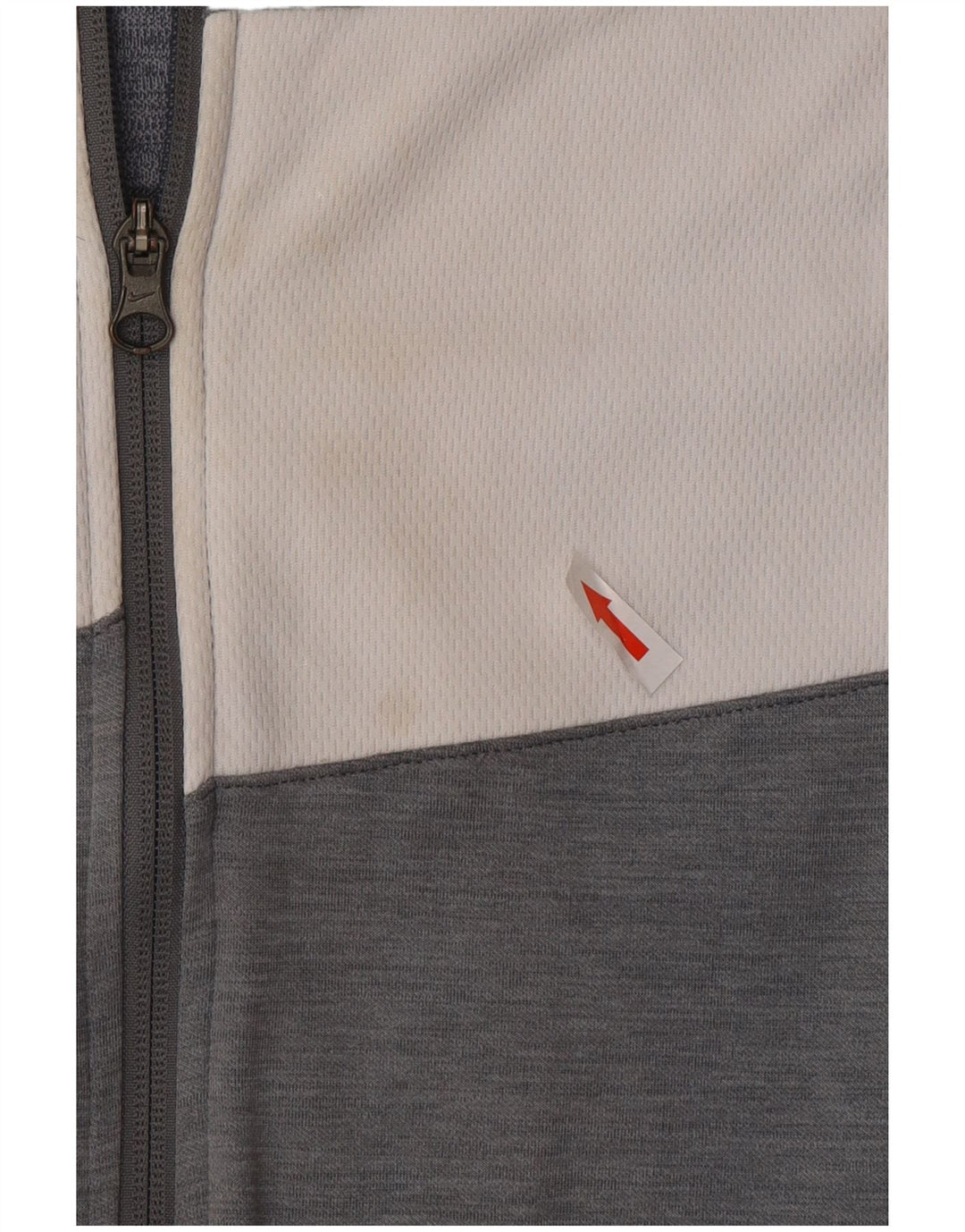 Nike Herre Dri Fit Regular Tracksuit Top Jakke Medium Grey Colourblock