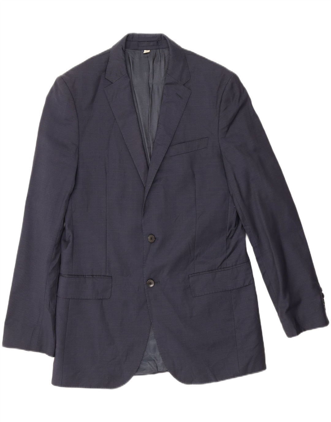 Marks & Spencer Herre Longline Blazer Jacket UK 40 Medium Navy Blue