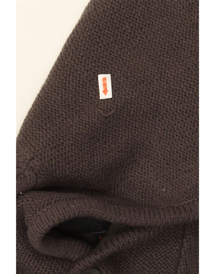 CHARRO Mens Hooded Jumper Sweater Small Grey Acrylic Vintage Charro and Second-Hand Charro from Messina Hembry 