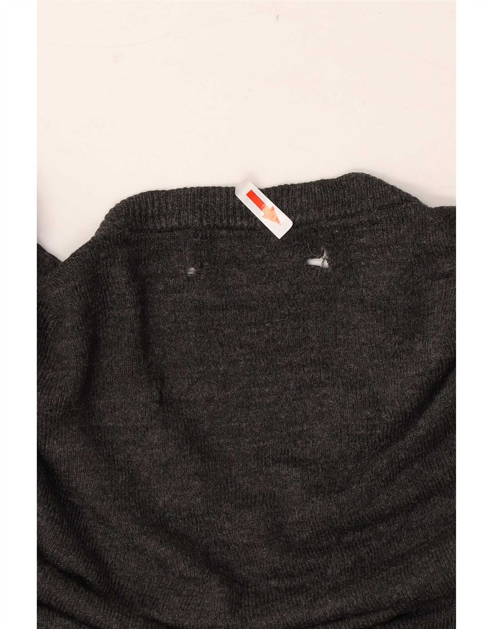 Marks & Spencer Herre V-hals sweater Stor Grå Akryl